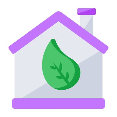 Vector design of eco home