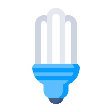 A unique design icon of led bulb