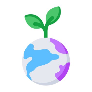 Creative design icon of global leave 