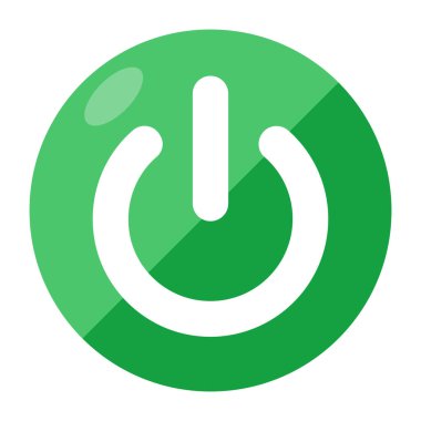 An icon design of shutdown 