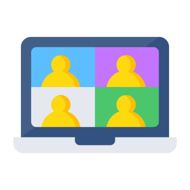 Premium download icon of conference call