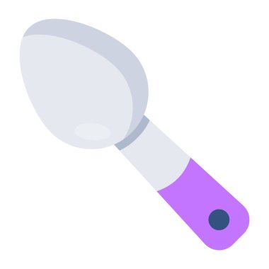 A unique design icon of spoon 