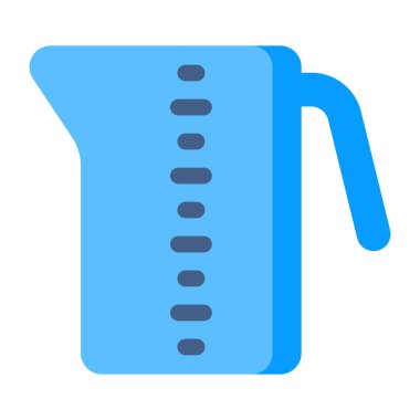 Editable design icon of measuring jug