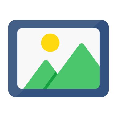 An icon design of landscape 