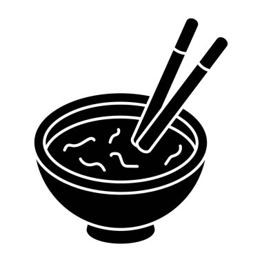 Gıda kase simgesi modada