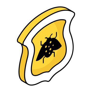 Hata güvenliğinin düzenlenebilir tasarım simgesi