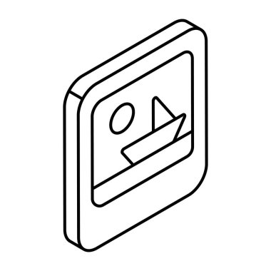 Perfect design icon of landscape 