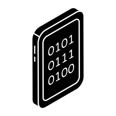 Mobil ikili verilerin vektör tasarımı