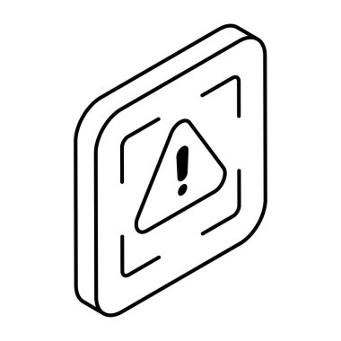 Editable design icon of error 