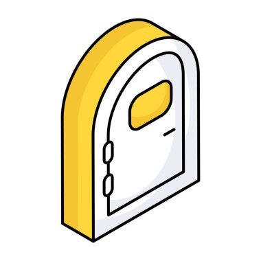 Kapının düzenlenebilir tasarım simgesi