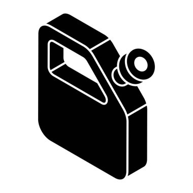 Trendy design icon of jerrycan 