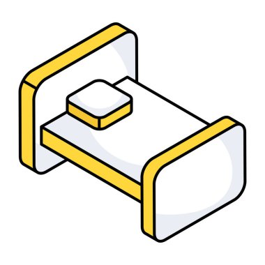 Premium download icon of bed