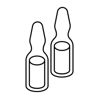 Modern design icon of ampoule 