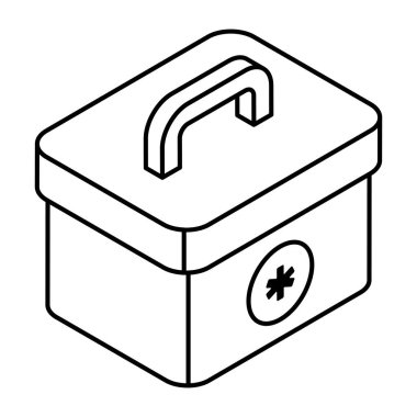 İlk yardım kitinin vektör tasarımı