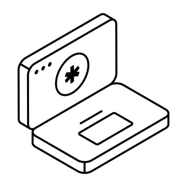 İlk yardım kitinin vektör tasarımı