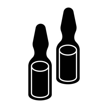 Modern design icon of ampoule 