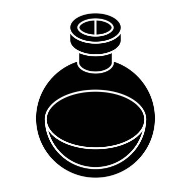 Kimyasal şişenin düzenlenebilir tasarım simgesi