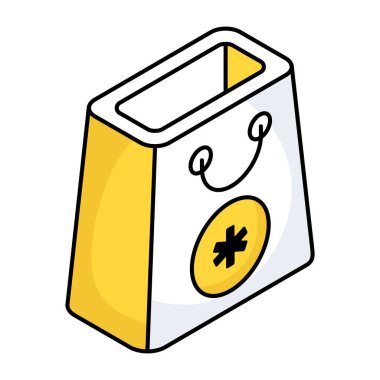 Tıbbi alışverişin moda tasarım simgesi 