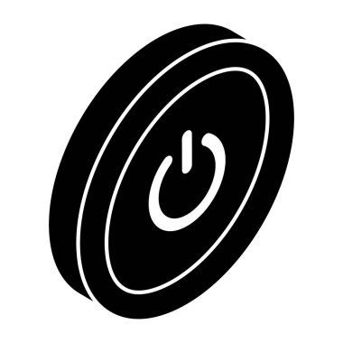 An icon design of shutdown 