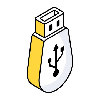 usb 'nin premimium indirme simgesi