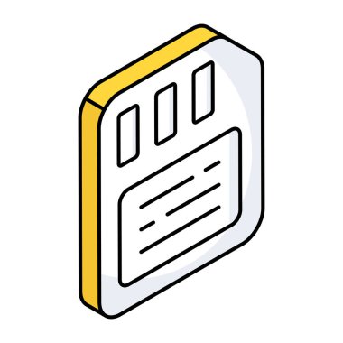 Mobil simülasyonun yaratıcı tasarım simgesi 