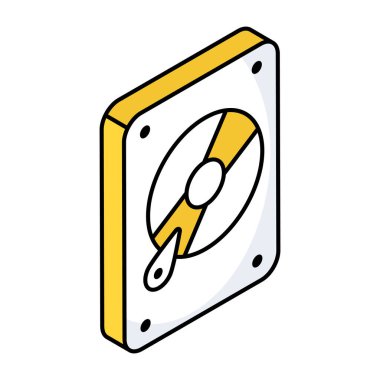 Premium download icon of compact disc