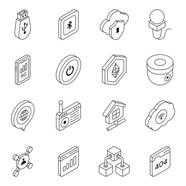 If you are browsing cloud computing icons, you are at the right place to get hold of a compact. Manage your upcoming projects by using these creative design icons. This pack applies to web, cloud and apps. 