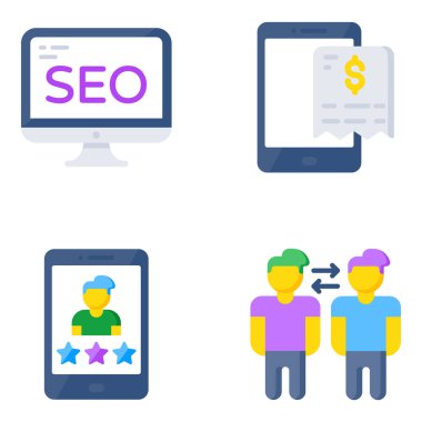 An absolute vector set titled as business icons is very much handy for utilization. You may edit its color and size according to the demand of the project.