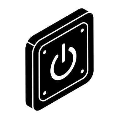 A premium download icon of power button