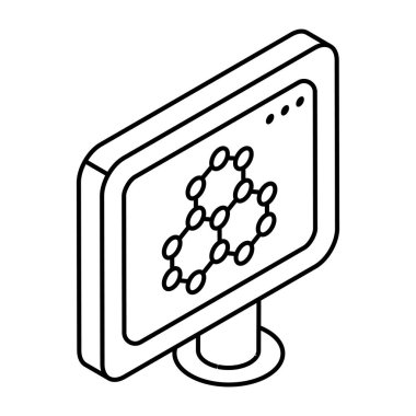 Modern design icon of compound 