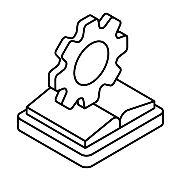 Icono Diseño Lineal Conceptual Ajuste Manual — Vector de stock