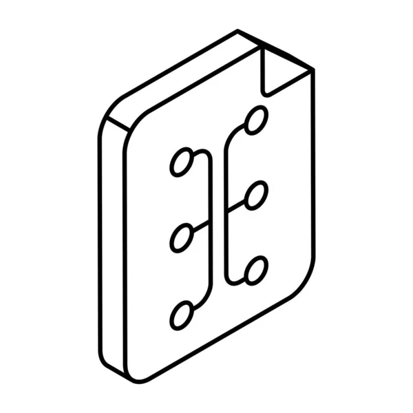 Иконка Современного Дизайна Файла — стоковый вектор