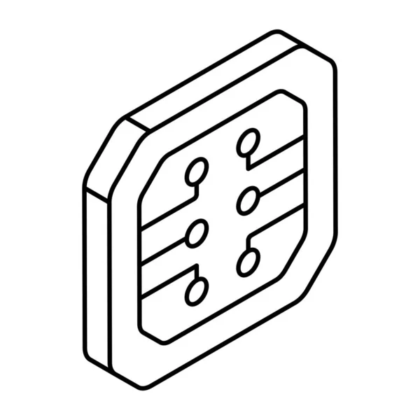 Eine Einzigartige Design Ikone Der Knoten — Stockvektor