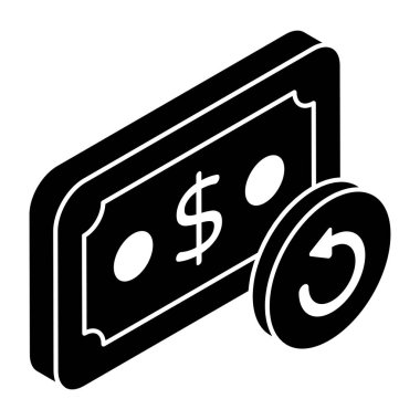 Trendy vector design of paper currency 