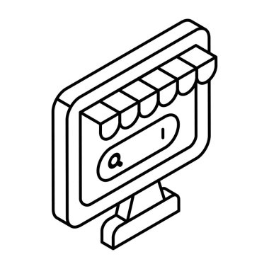 Mağazanın mükemmel tasarım simgesi