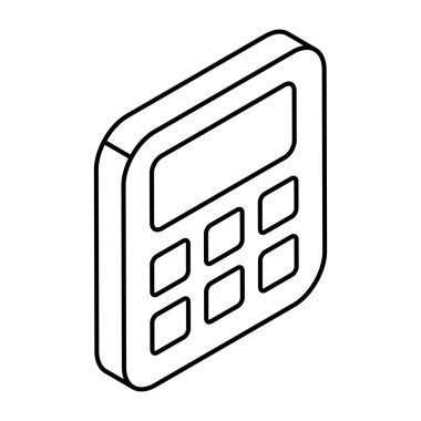 Sayı kırıcı ve hesap makinesinin premium indirme simgesi