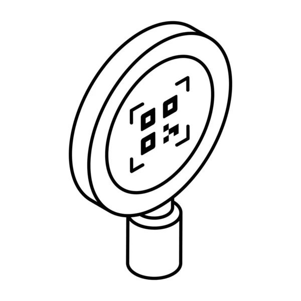 Icon Design Barcode Tracking — Διανυσματικό Αρχείο