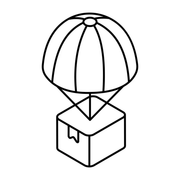 Дизайн Стола Символ Страхования Посылок — стоковый вектор