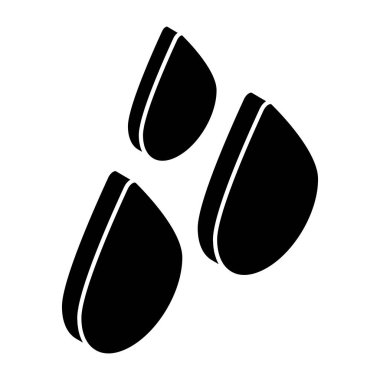 Su damlalarından oluşan sağlam bir tasarım simgesi