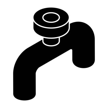 Boru hattının sağlam bir tasarım simgesi 