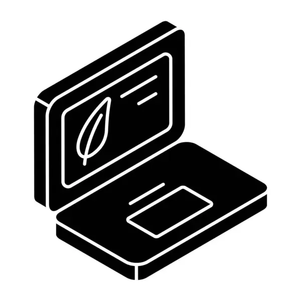 Premium Download Symbol Des Online Blattes — Stockvektor