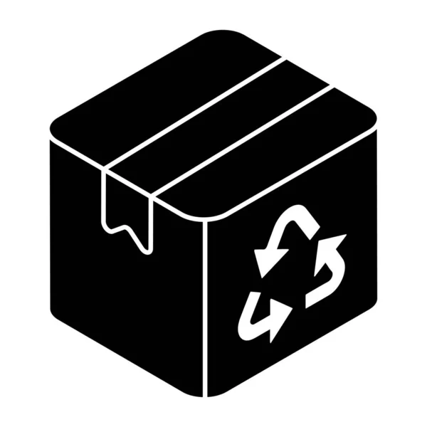 小包のリサイクルのベクトルデザイン — ストックベクタ