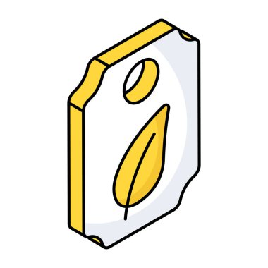 Eko etiketinin premimium indirme simgesi 