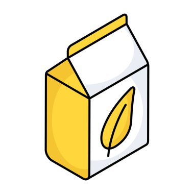 Eko paketinin bir simge tasarımı 