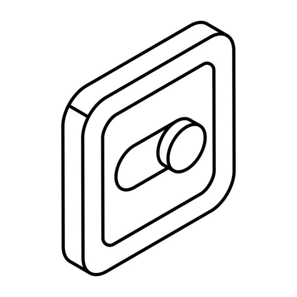 Иконка Креативного Дизайна Кнопки Переключения — стоковый вектор