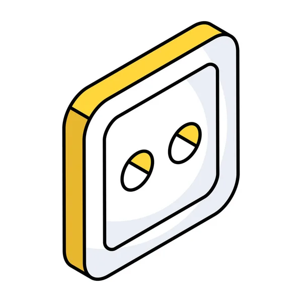 Switchboard Icon Premium Design — Stok Vektör