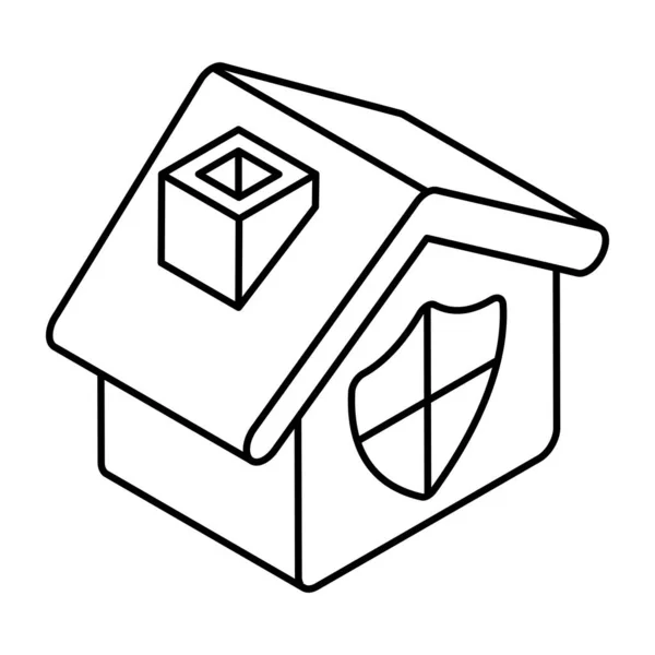Vektordesign Des Herzens Lineares Symbol — Stockvektor