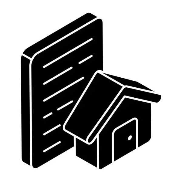 Unique Design Icon Property Paper — стоковый вектор