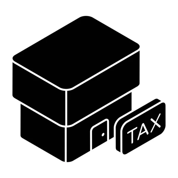 住宅税の完璧なデザインのアイコン — ストックベクタ