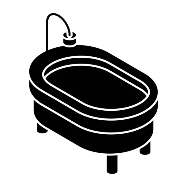 Trendy Vector Design Bathtub — Διανυσματικό Αρχείο